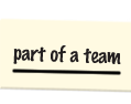 part of a team
